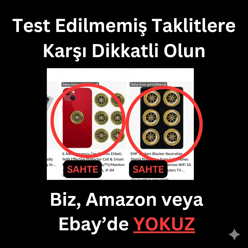 Vantre Radyasyon Engelleyici Etiket Sticker